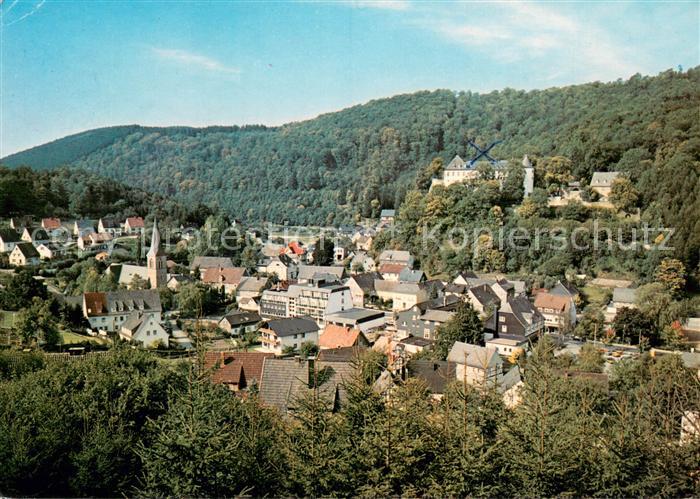 Bilstein Sauerland Panorama Luftkurort mit Blick zum Schloss