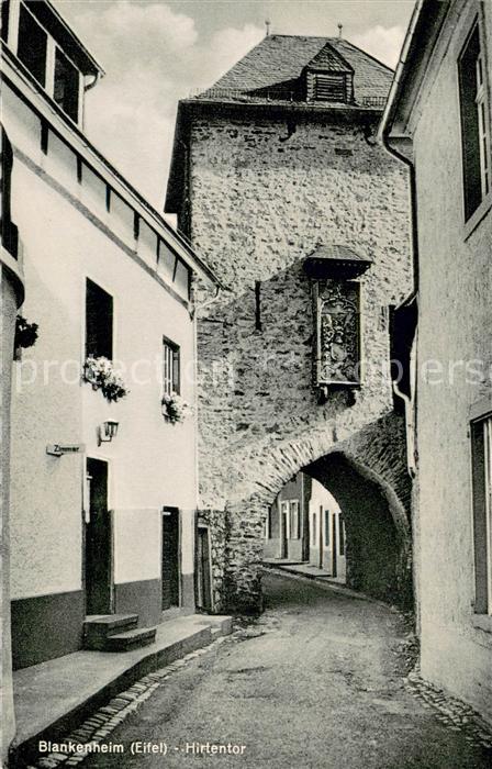 Blankenheim Eifel Hirtentor Gasse Altstadt