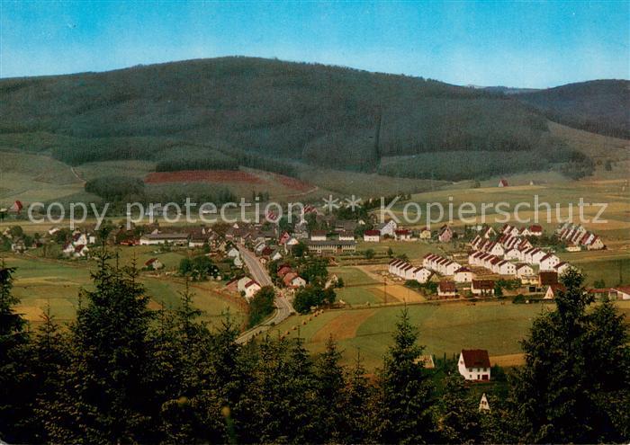 Berghausen Wittgenstein Panorama Luftkurort Wittgensteiner Land