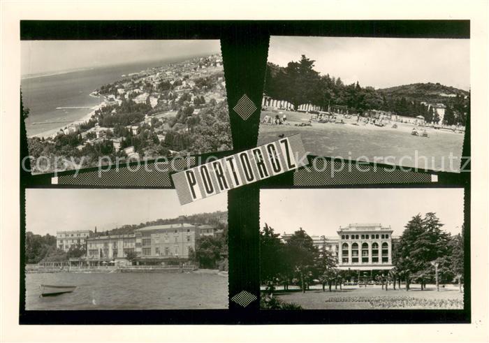 Portoroz Kuestenpanorama Strand Hotels Park