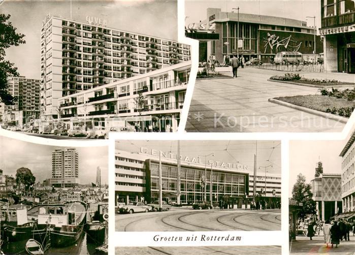 Rotterdam Motive Innenstadt Hochhaus Hauptbahnhof