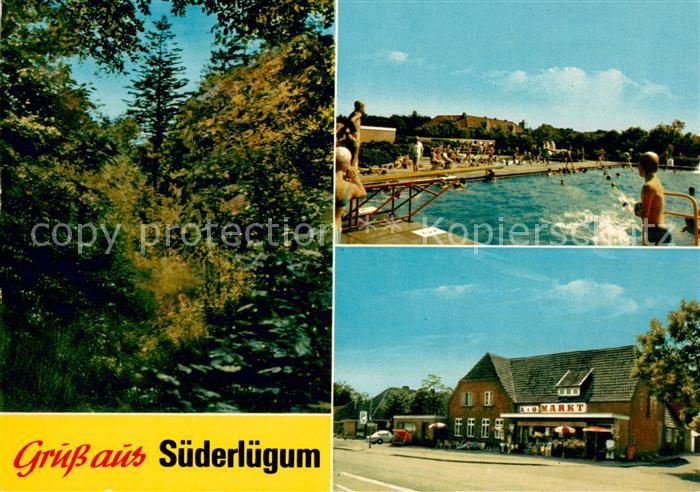 Suederluegum Markt Ladengeschaeft Freibad Natur