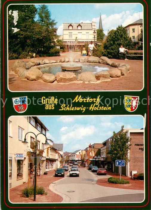 Nortorf Neumuenster Springbrunnen Zentrum Hauptstrasse