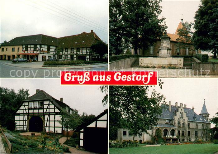 Gestorf Ortsansichten Denkmal Schloss
