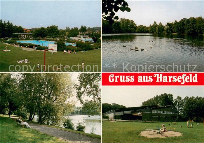 Harsefeld Freibad Uferpromenade am Wasser Kinderspielplatz