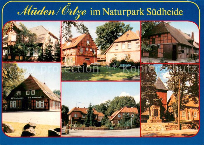 Mueden oertze Ort im Naturpark Suedheide Lueneburger Heide