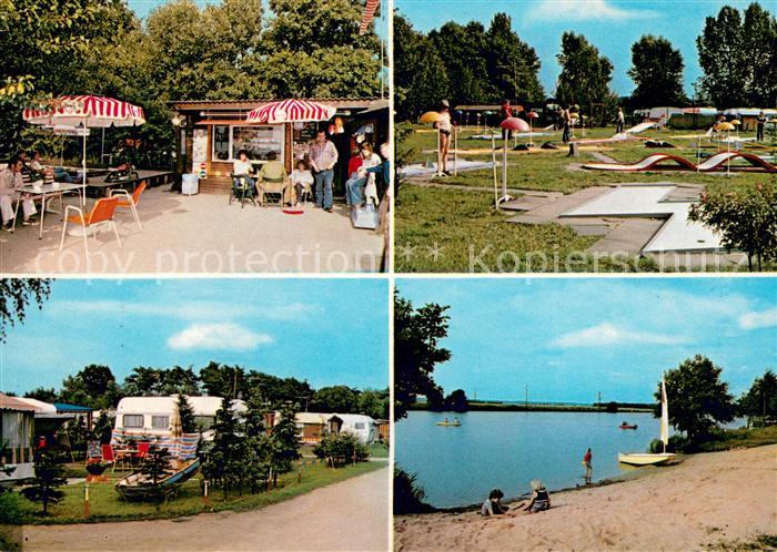 Luedershausen Freizeitcenter am Reihersee Campingplatz Minigolf Badestrand