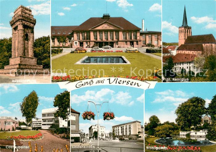 Viersen Aussichtsturm Bahnhof St. Remigius Kirche Stadtgarten Lindenstrasse Casi