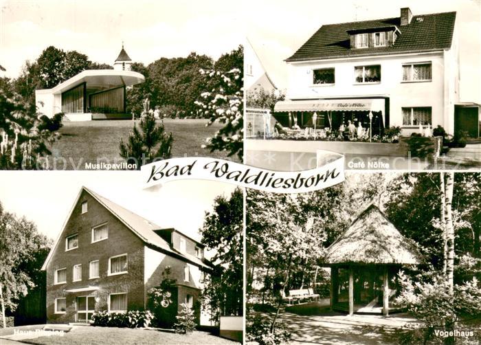 Bad Waldliesborn Musikpavillon Cafe Vogelhaus Kurhaus