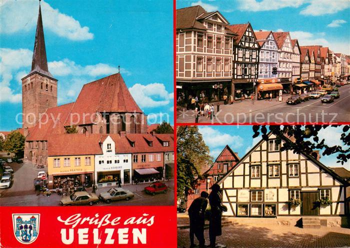 Uelzen Lueneburger Heide Kirche Altstadt Fachwerkhaeuser