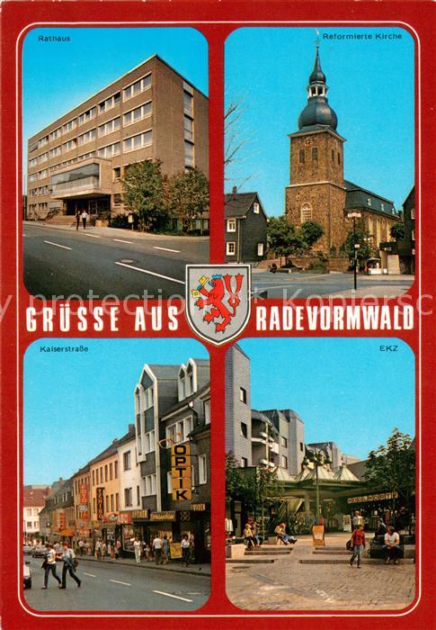 Radevormwald Rathaus Kirche Kaiserstrasse EKZ Innenstadt