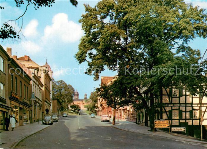 Bensberg Schlossstrasse Blick zum Schloss