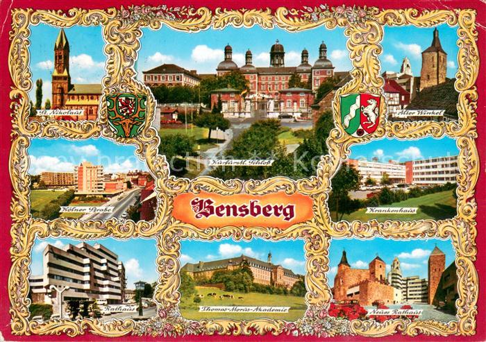 Bensberg Kirche Schloss Alter Winkel Krankenhaus Koelner Strasse Rathaus Akademi