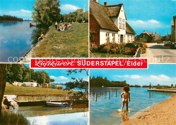 Suederstapel Eiderpartien Ortsmotiv