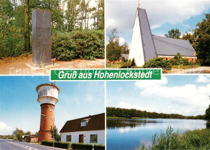 Hohenlockstedt Denkmal Kirche Wasserturm Seepartie