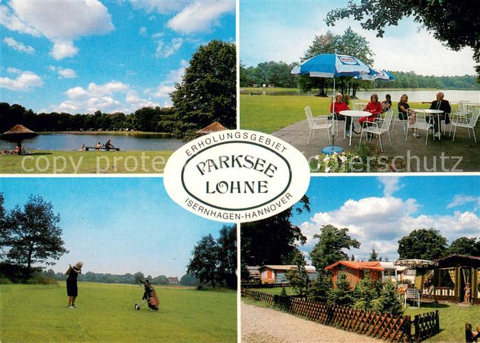 Isernhagen Parksee Lohne Freizeit und Camping Golfplatz Terrasse