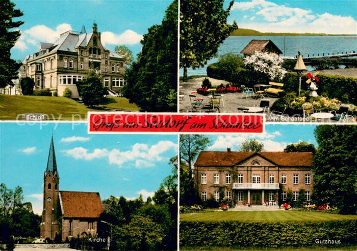 Seedorf Schaalsee Schloss Seepartie Kirche Gutshaus