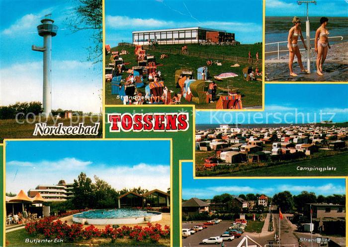 Tossens Nordseebad Strandhalle Butjenter Eck Campingplatz Strandallee