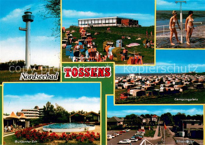 Tossens Nordseebad Strandhalle Butjenter Eck Campingplatz Strandallee