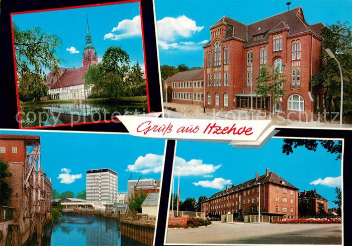 Itzehoe St Laurentii-Kirche Auguste Viktoria Schule Stoer Kaserne