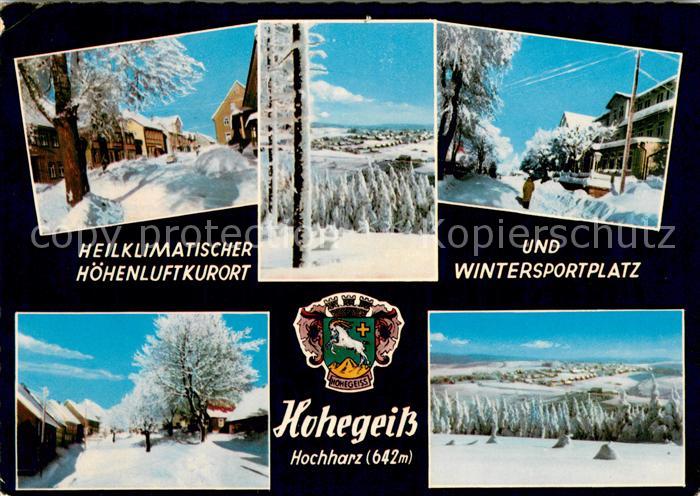 Hohegeiss Harz Winterpanorama Details