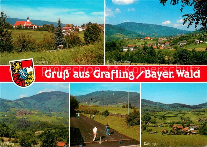 Grafling Niederbayern Panorama Arzting Eidsberg Sportanlage Datting