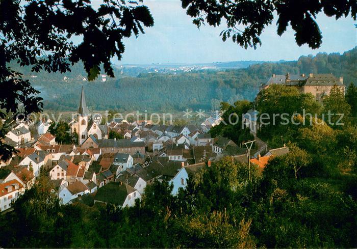 Malberg Eifel Panorama mit Schloss