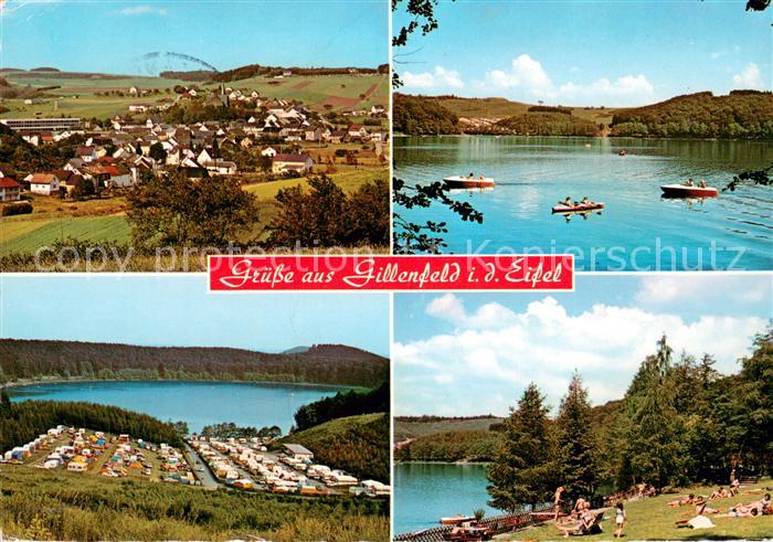 Gillenfeld Eifel Panorama Campingplatz Badesee