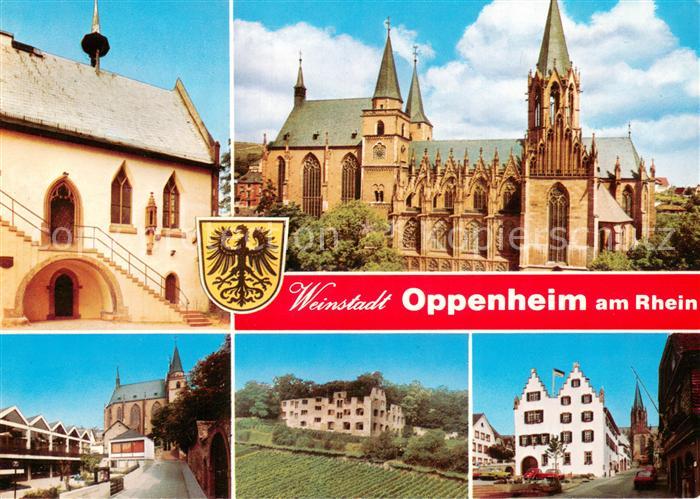 Oppenheim Kirchen Teilansichten Rathaus