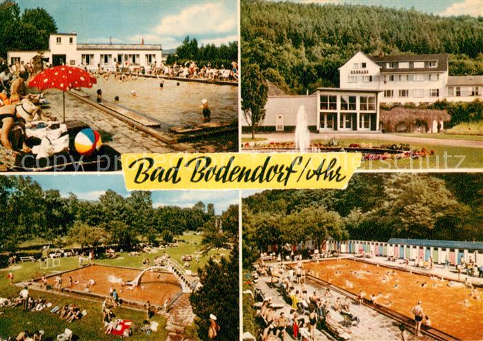 Bad Bodendorf Freibad Teilansichten Kurhaus