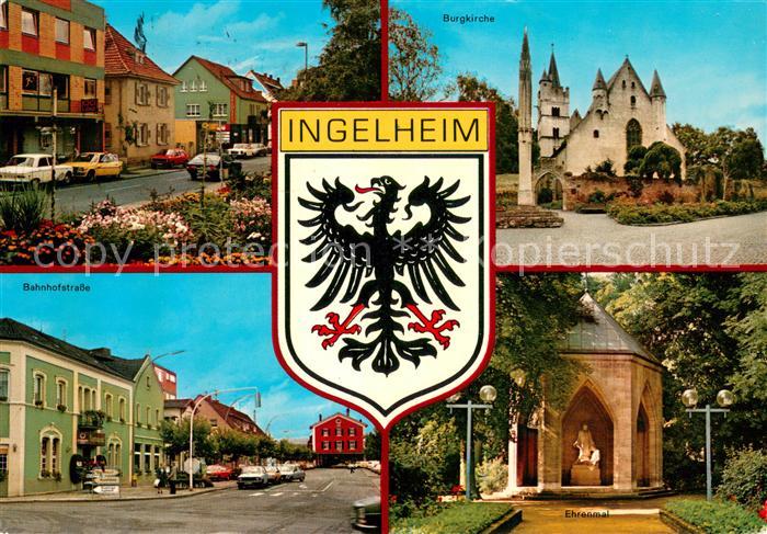 Ingelheim Rhein Burgkirche Bahnhofstrasse Ehrenmal