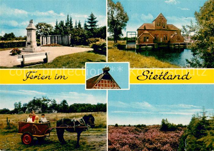 Ihlienworth Monument Schleusenhaus Ponywagen Heidepartie