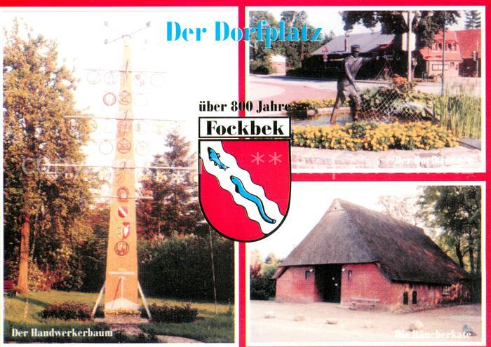 Fockbek Der Handwerkerbaum Dorfplatz Raeucherkate