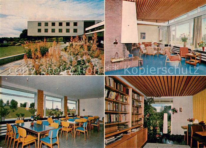 Schmalensee Muetterheim am Schmalensee Kaminzimmer Aufenthaltsraum Bibliothek