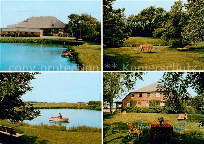 St Peter-Ording Tetenshof Bootspartie Liegewiese Garten