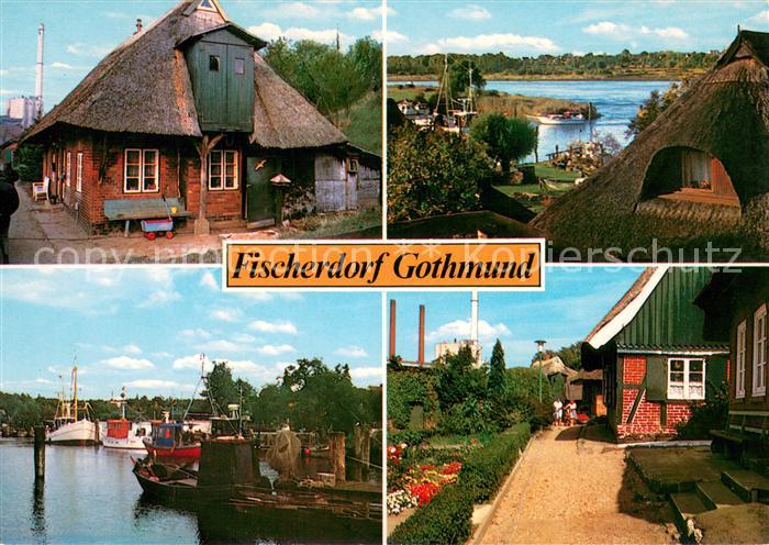 Gothmund Fischerdorf Hafenpartien Fischerhaeuser