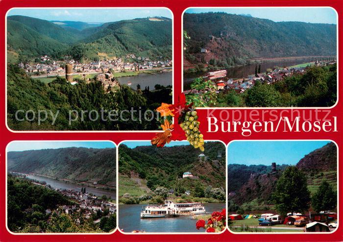 Burgen Mosel Burg Bischofstein Moselpartien Campingplatz