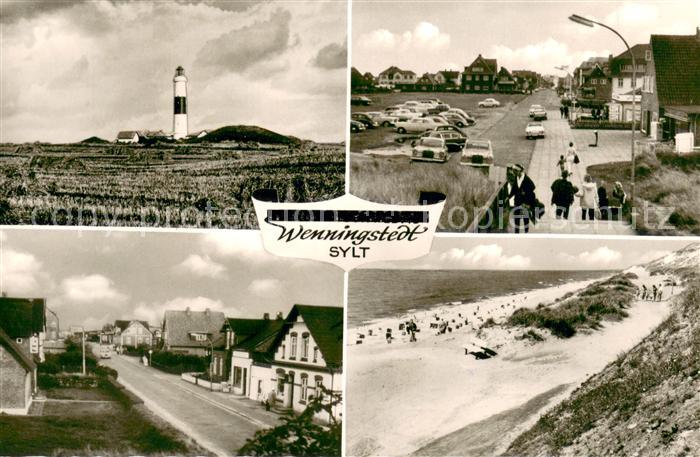 Wenningstedt Sylt Leuchtturm Ortspartien Strand