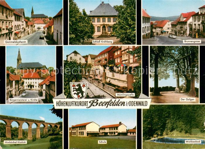 Beerfelden Odenwald Gammelsbacherstr Schloss Kraehberg Brunnengasse Buergermeist