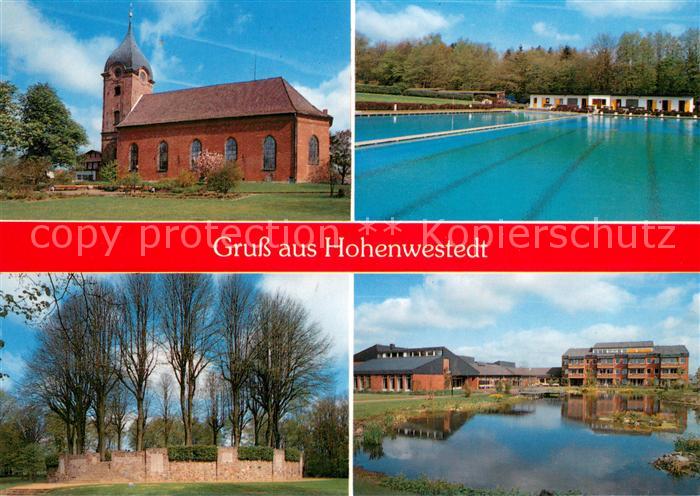 Hohenwestedt Peter Pauls Kirche Schwimmbad Gedenkstaette Badesee