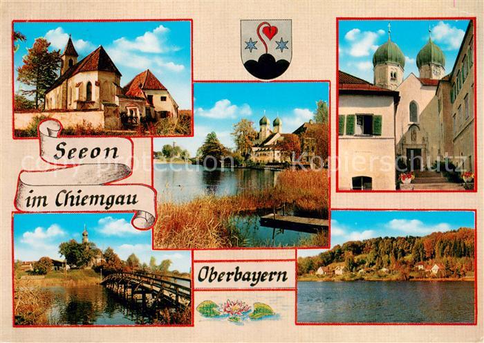 Seeon-Seebruck Kloster Teilansichten Klostersee