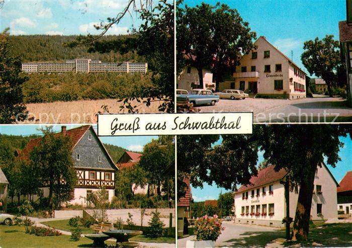 Schwabthal Sanatorium Lautergrund Gasthof Loewenbraeu Springbrunnen Dorflinde