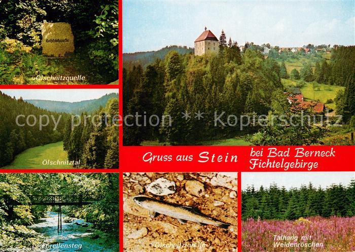 Stein Fichtelgebirge oelschnitzquelle oelschnitztal Forellensteg oelschnitzforel