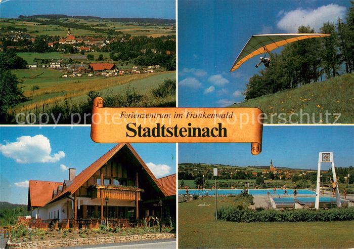 Stadtsteinach Panorama Drachenflieger Gasthaus Schwimmbad