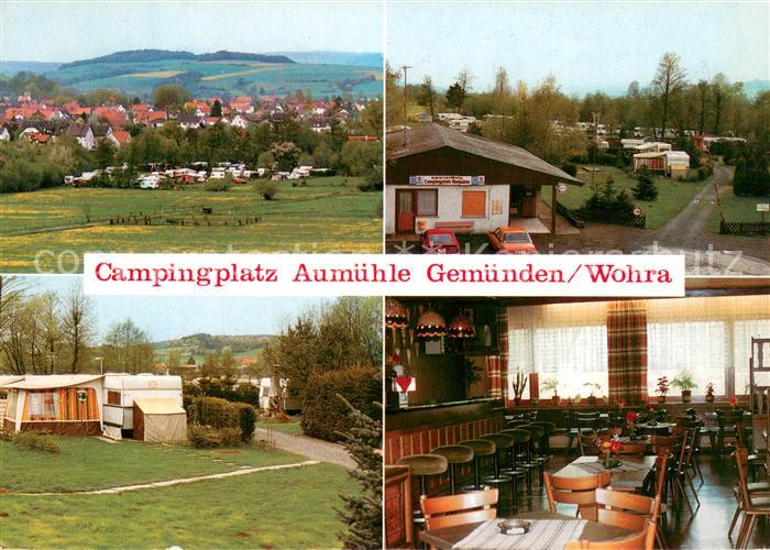 Gemuenden Wohra Campingplatz Aumuehle Restaurant Panorama