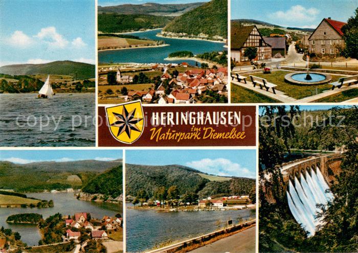 Heringhausen Waldeck Diemelseepartien Staumauer