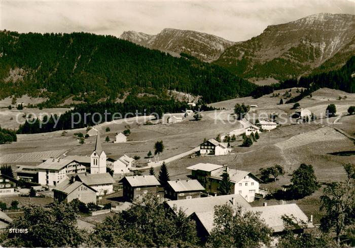 Steibis Oberstaufen Bayern mit Rindalphorn und Hochgrat