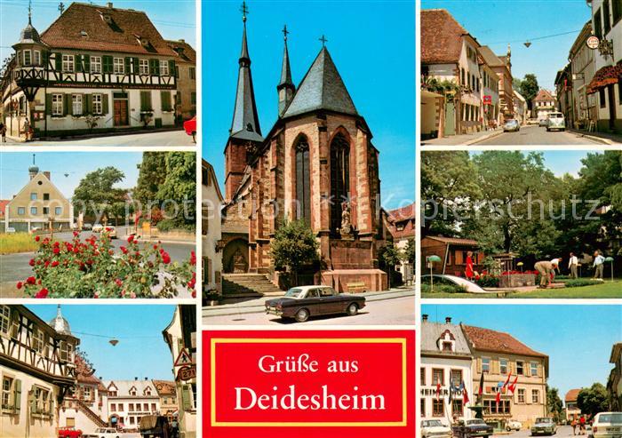 Deidesheim Gasthaus Kirche Ortsstrasse Minigolfanlage Deidesheimer Hof