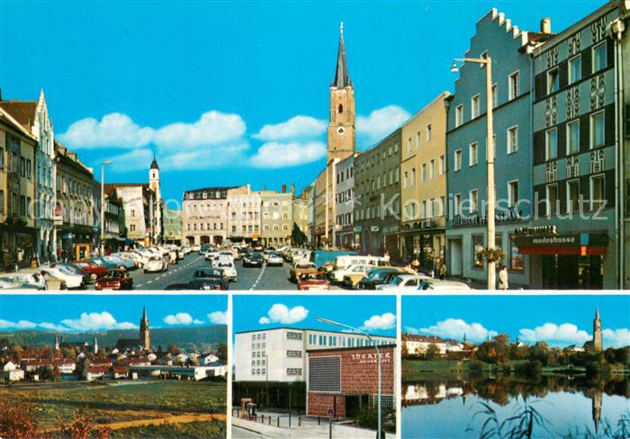 Eggenfelden Strassenpartie Panorama Theater Seeblick