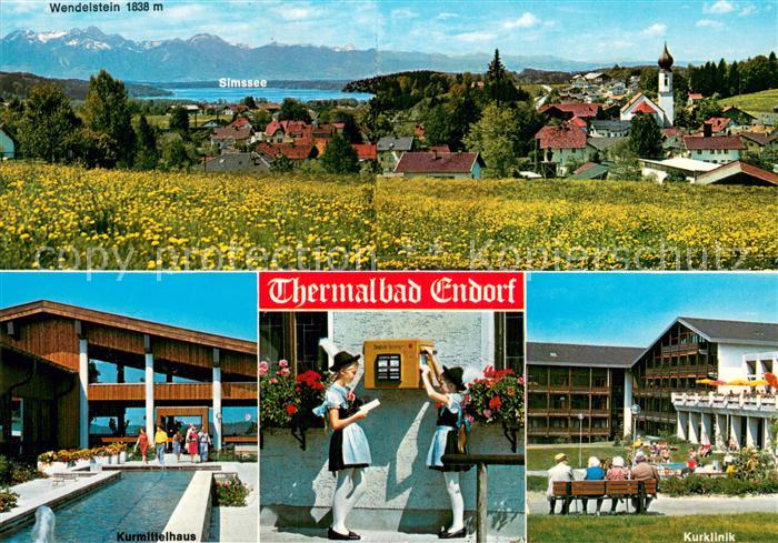 Bad Endorf Wendelstein Simssee Panorama Kurmittelhaus Kurklinik
